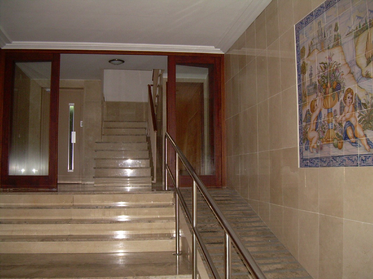 Vista de la entrada de la casa